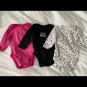 Baby Girl Long-sleeve Onesies